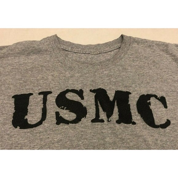 2 Vintage Marine Corp T Shirt Mens XL USMC BO'S PLATOON CAMO CODE 5 100% COTTON - Picture 3 of 11